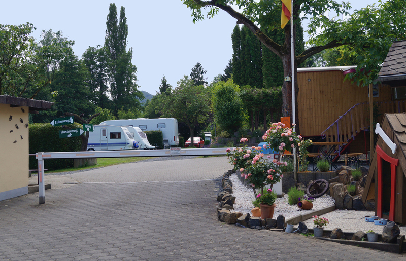 Pitches on the campsite